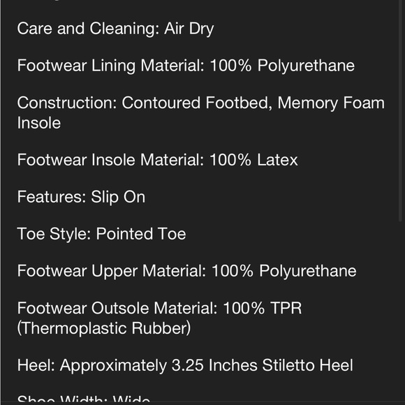 Women's Slip-On Wide Width Jen Pumps - A New Day Black 8 Wide - Picture 6 of 6